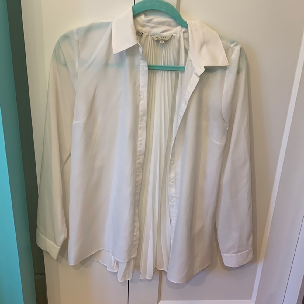 Sheer White Blouse